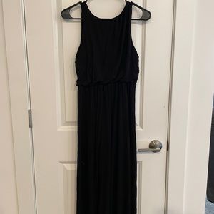 LOFT Black Maxi Dress XSP
